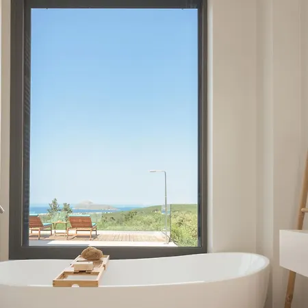 Blue Zone Villa, A Seaview Sanctuary With Pool, By Thinkvilla Chania (Crete)
