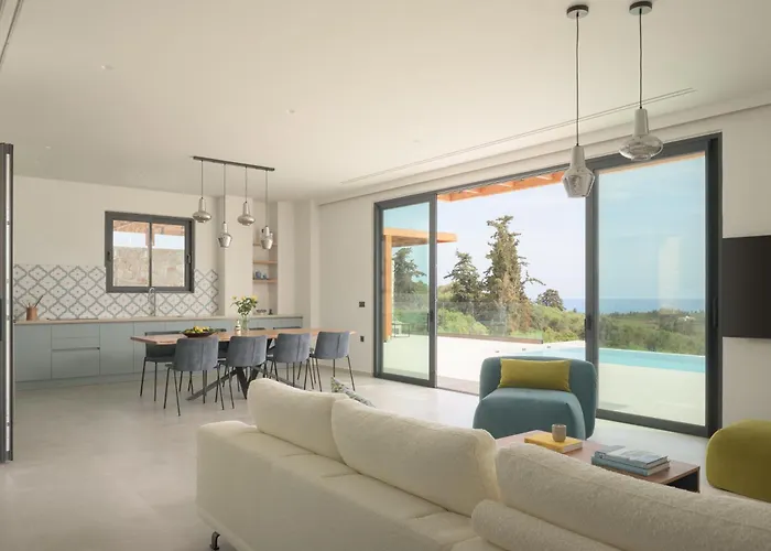 Blue Zone Villa, A Seaview Sanctuary With Pool, By Thinkvilla * La Canea