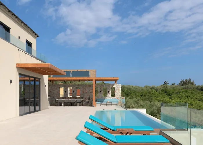 Blue Zone Villa, A Seaview Sanctuary With Pool, By Thinkvilla * Chania (Crete)